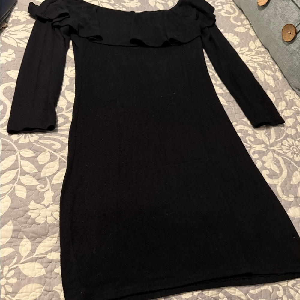 Heart Hips Off Shoulder knitted Bodycon Dress